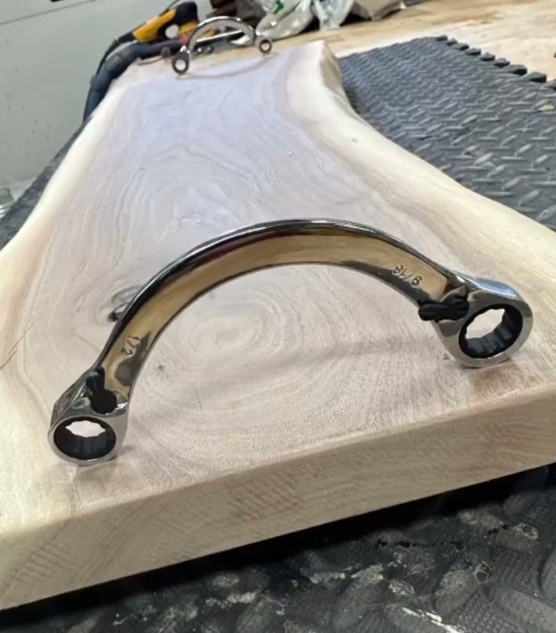 Handcrafted woodworking piece 12