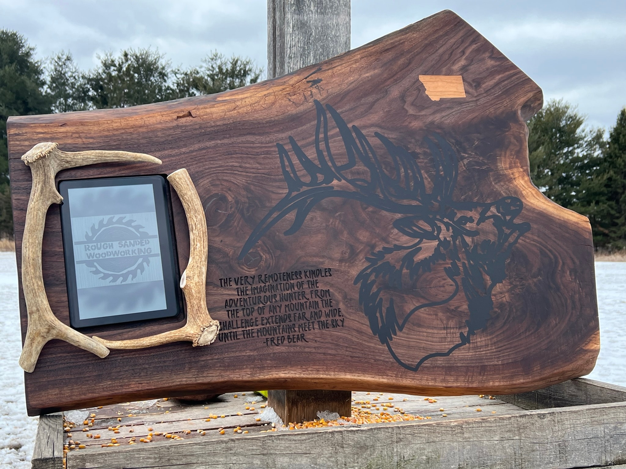 Handcrafted woodworking piece 18