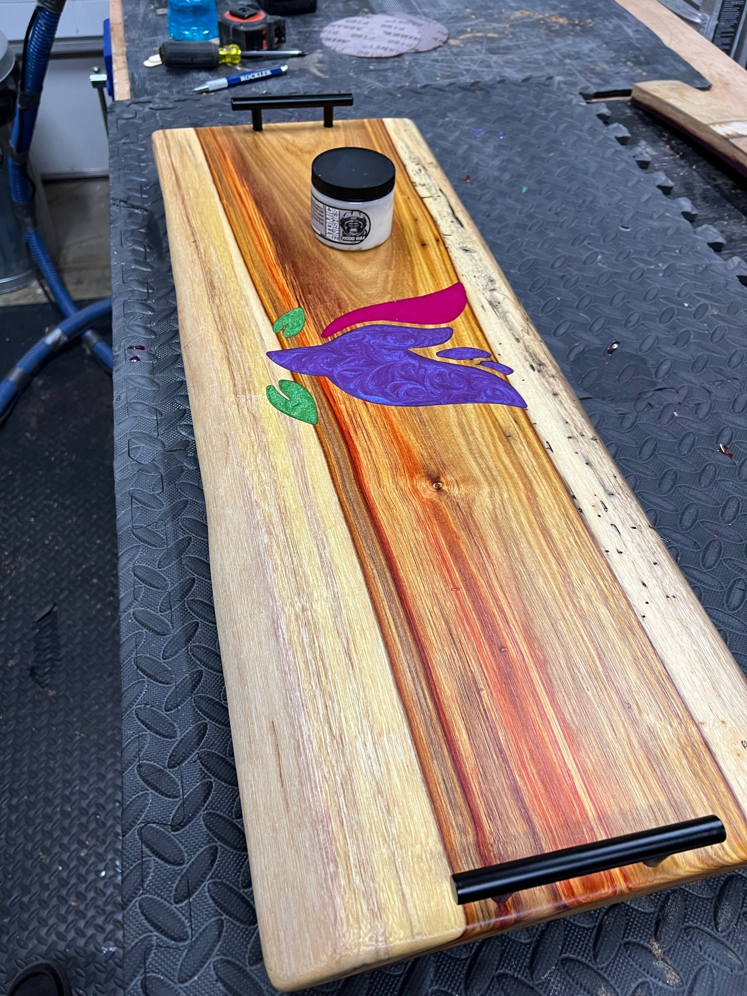 Handcrafted woodworking piece 19