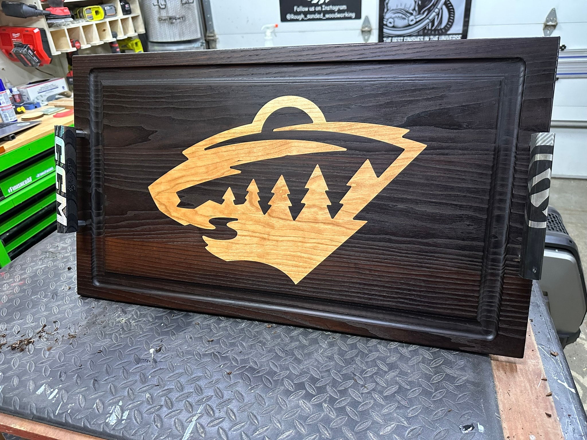 Handcrafted woodworking piece 20